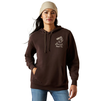 Ariat Womens Stitch Hoodie Mole - Saddleworld Devonport