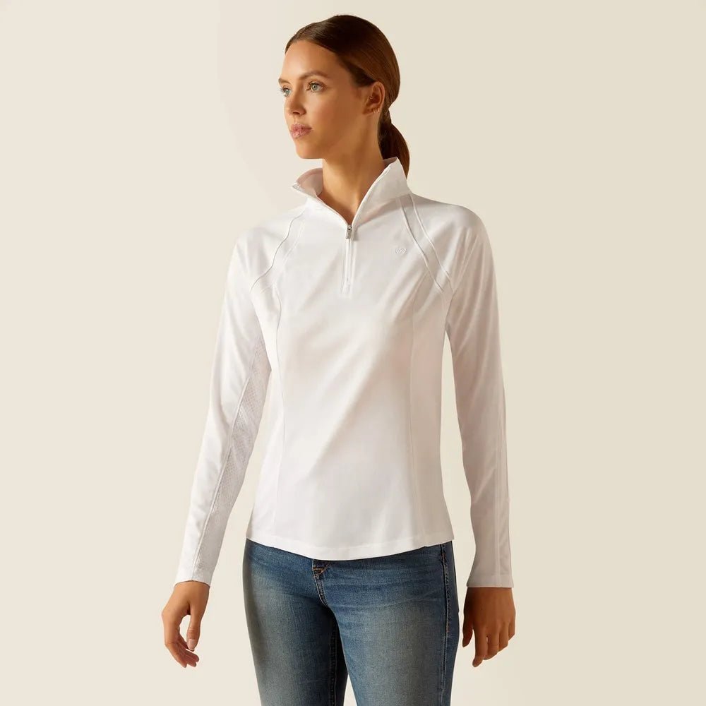 Ariat Womens Sunstopper 3.0 1/4 Zip Baselayer - Saddleworld Devonport