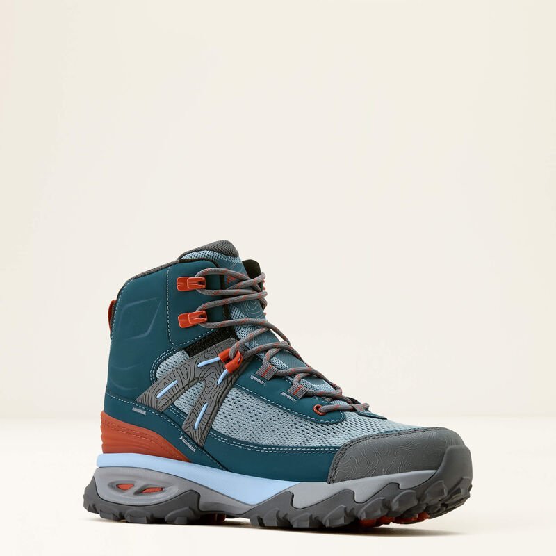 Ariat Womens Traverse Mid H20 - Blue Depths - Saddleworld Devonport