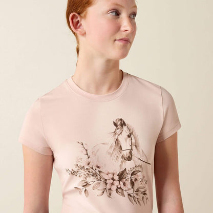 Ariat Youth Girls Ethereal Equine Short Sleeve Tee - Saddleworld Devonport