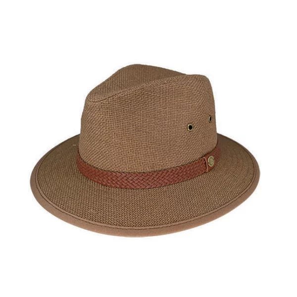 Avenel Trent Safari Hemp Canvas Hat - Saddleworld Devonport