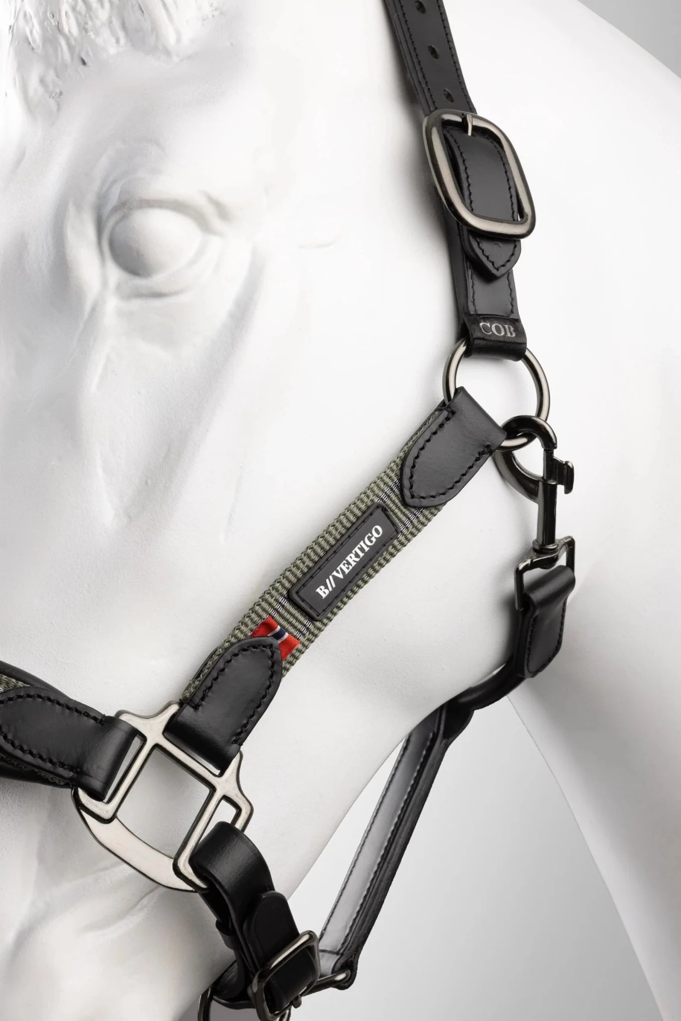 B Vertigo Lennox Leather Halter - Saddleworld Devonport