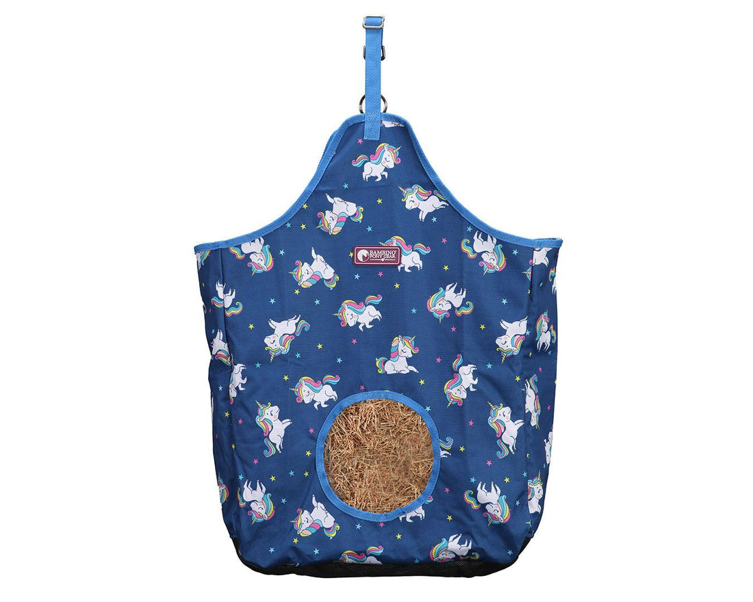Bambino Hay Bag Feeder Unicorn - Saddleworld Devonport