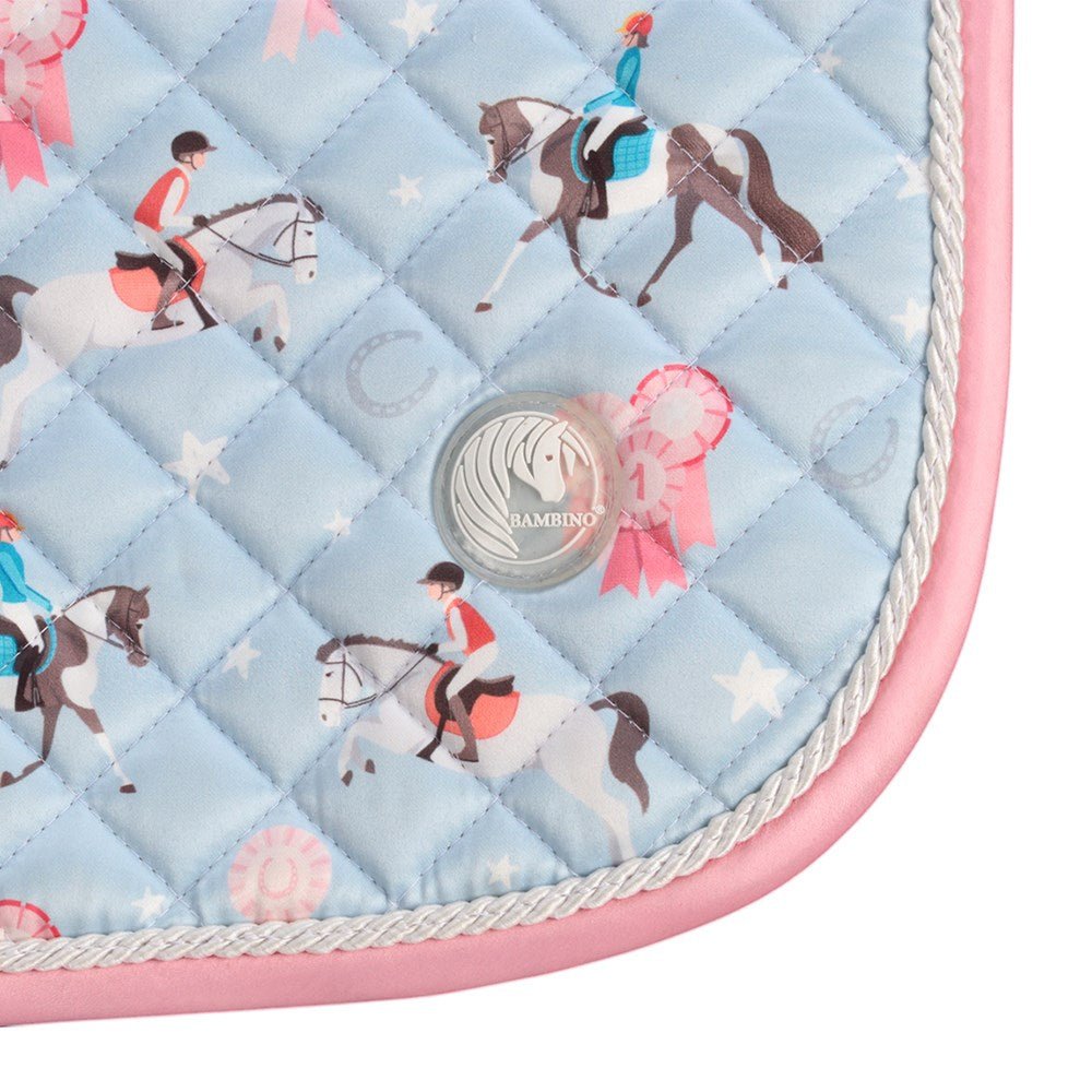 Bambino Pony Print Saddle Pad - Saddleworld Devonport