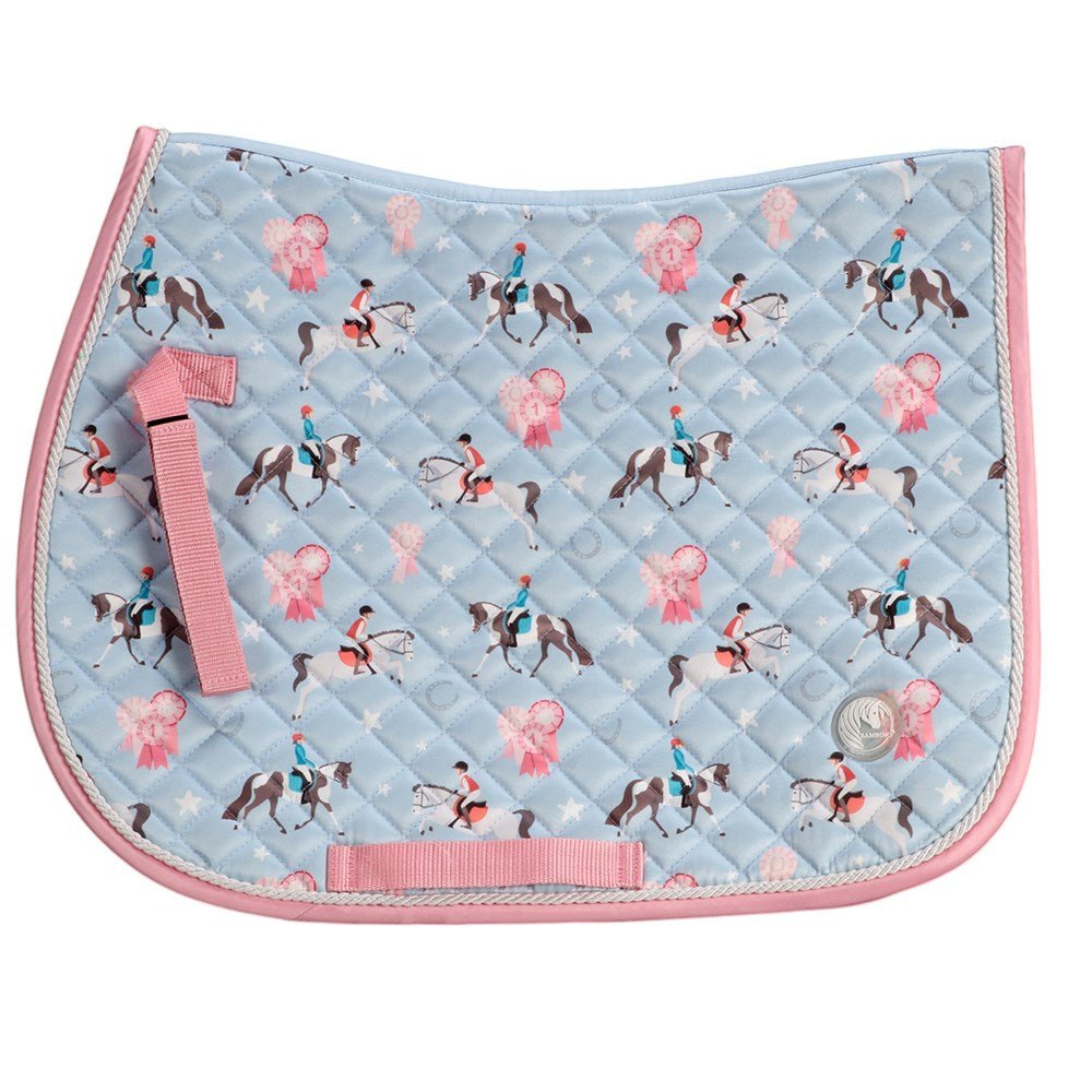 Bambino Pony Print Saddle Pad - Saddleworld Devonport