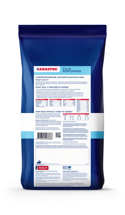 Barastoc Calm Performer Pellets 20kg - Saddleworld Devonport