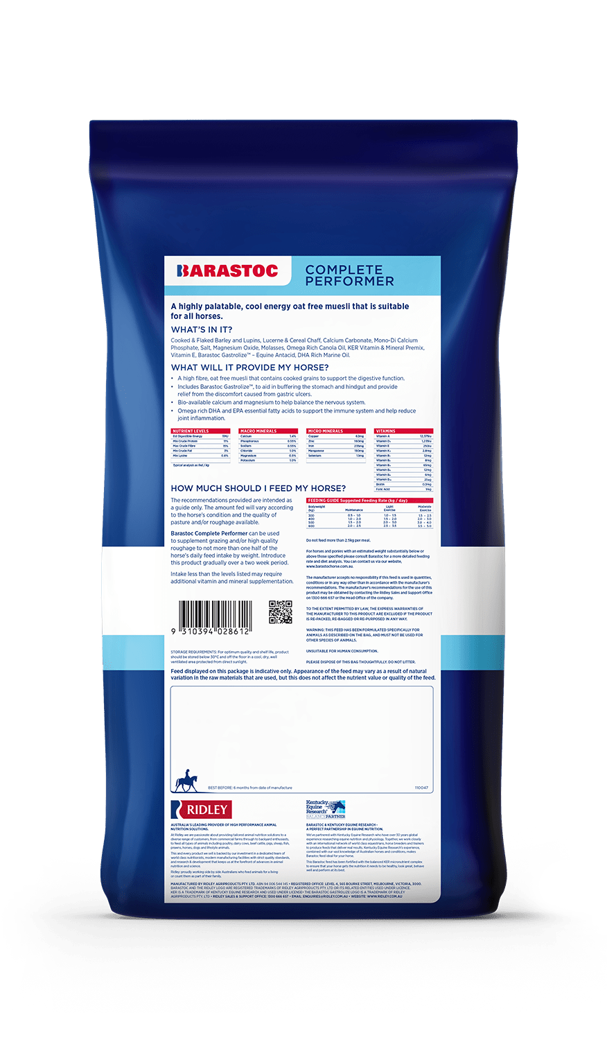 Barastoc Complete Performer Mix 20kg - Saddleworld Devonport