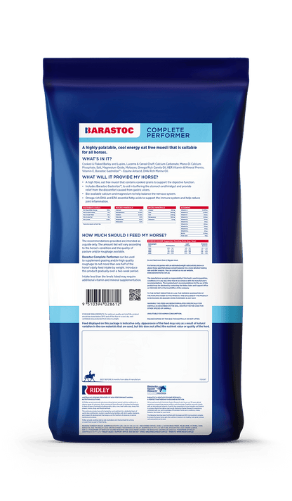 Barastoc Complete Performer Mix 20kg - Saddleworld Devonport