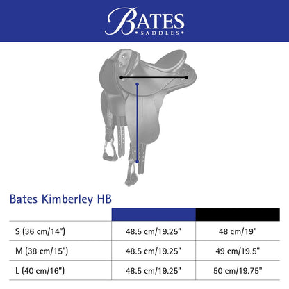 Bates Kimberley Halfbreed Saddle - Short - Saddleworld Devonport