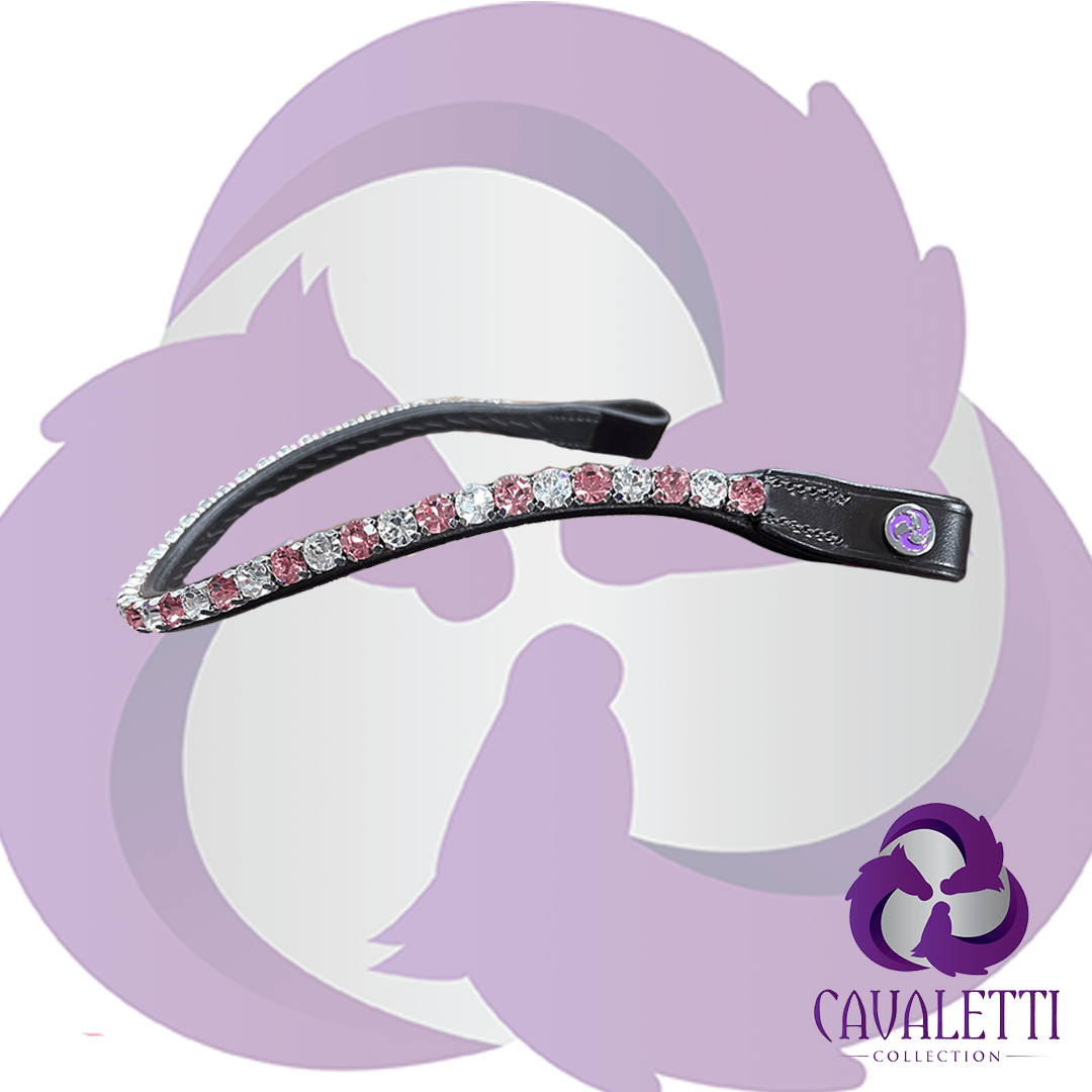 Cavaletti Preciosa Crystal Browband - Pink Crystals - Saddleworld Devonport