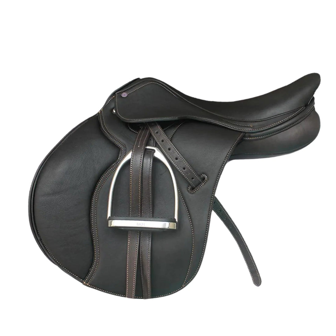 Cavaletti Stirrup Leathers With Cream Stitching - Saddleworld Devonport