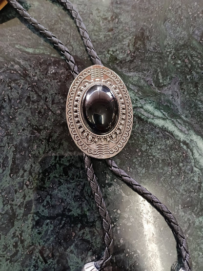 Cowgal Black Cord Bolo Ties - Saddleworld Devonport