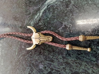 Cowgal Brown Cord Bolo Tie - Saddleworld Devonport