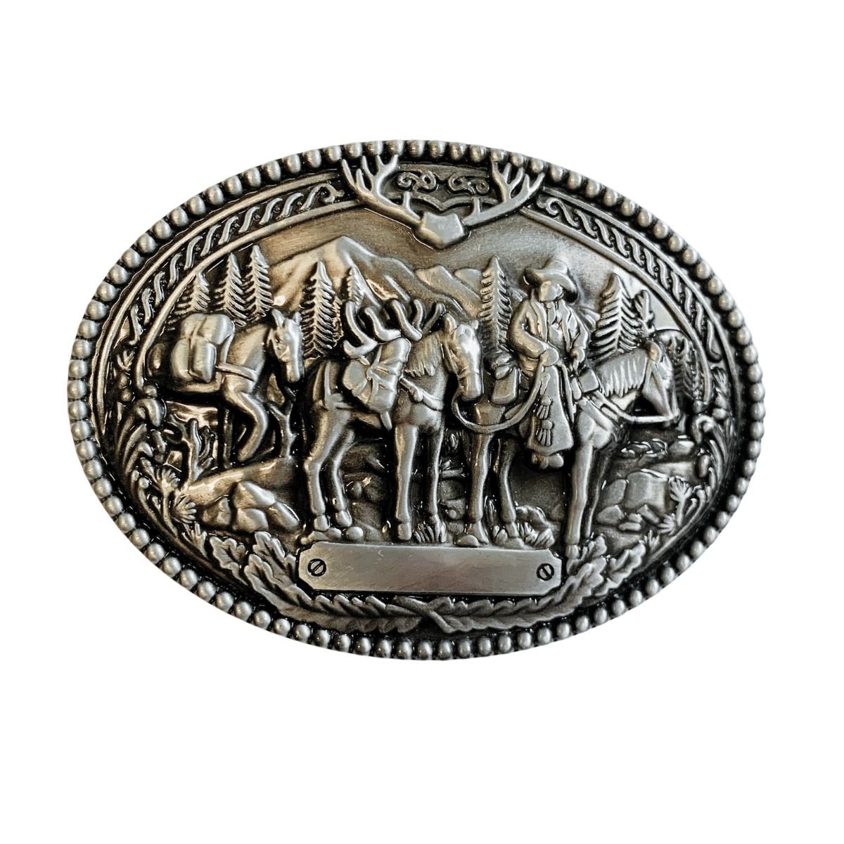 Drover Silver Look Belt Buckle - Saddleworld Devonport