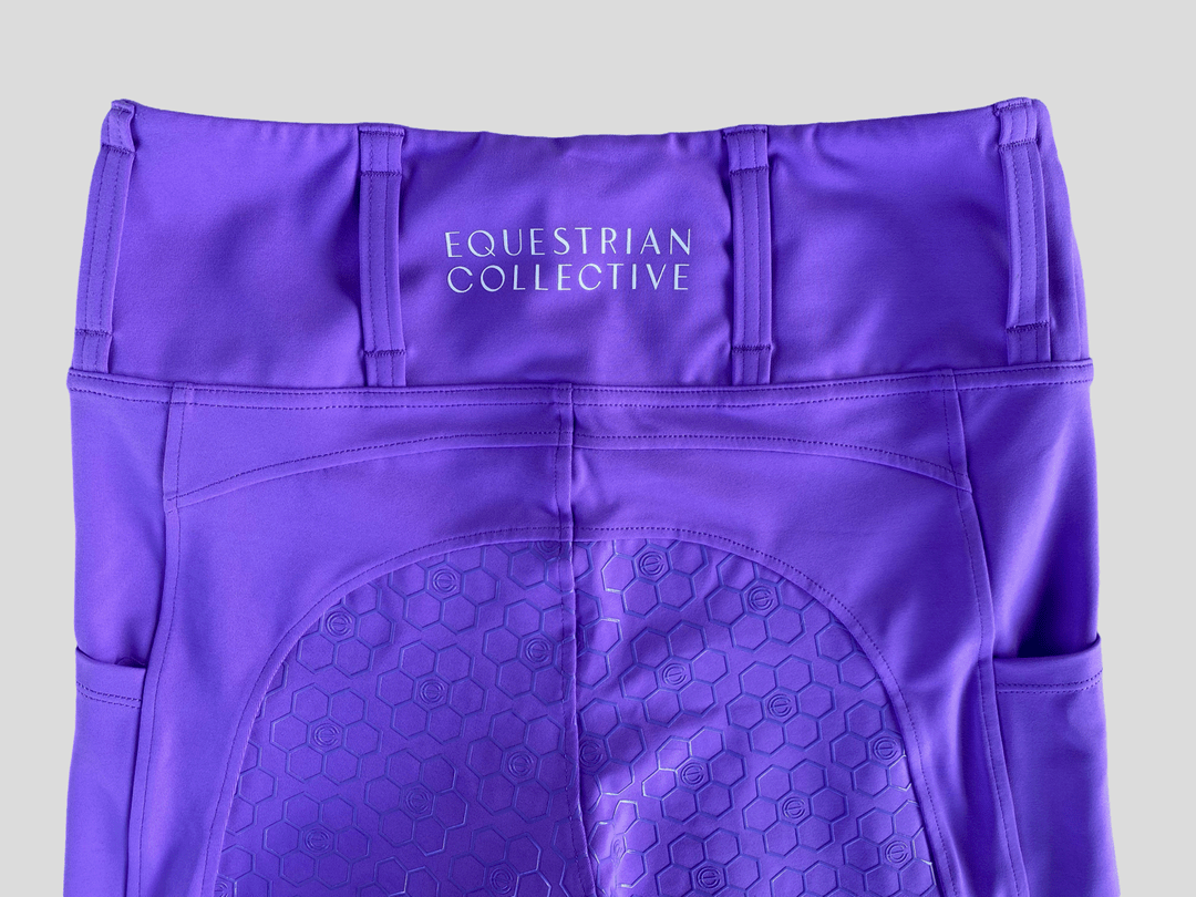 Equestrian Collective Honeycomb Technical Tights - Jewel - Saddleworld Devonport