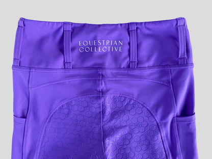 Equestrian Collective Honeycomb Technical Tights - Jewel - Saddleworld Devonport