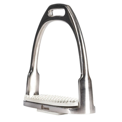 Equisteel Stainless Steel Two Bar Hunting Stirrup - Saddleworld Devonport
