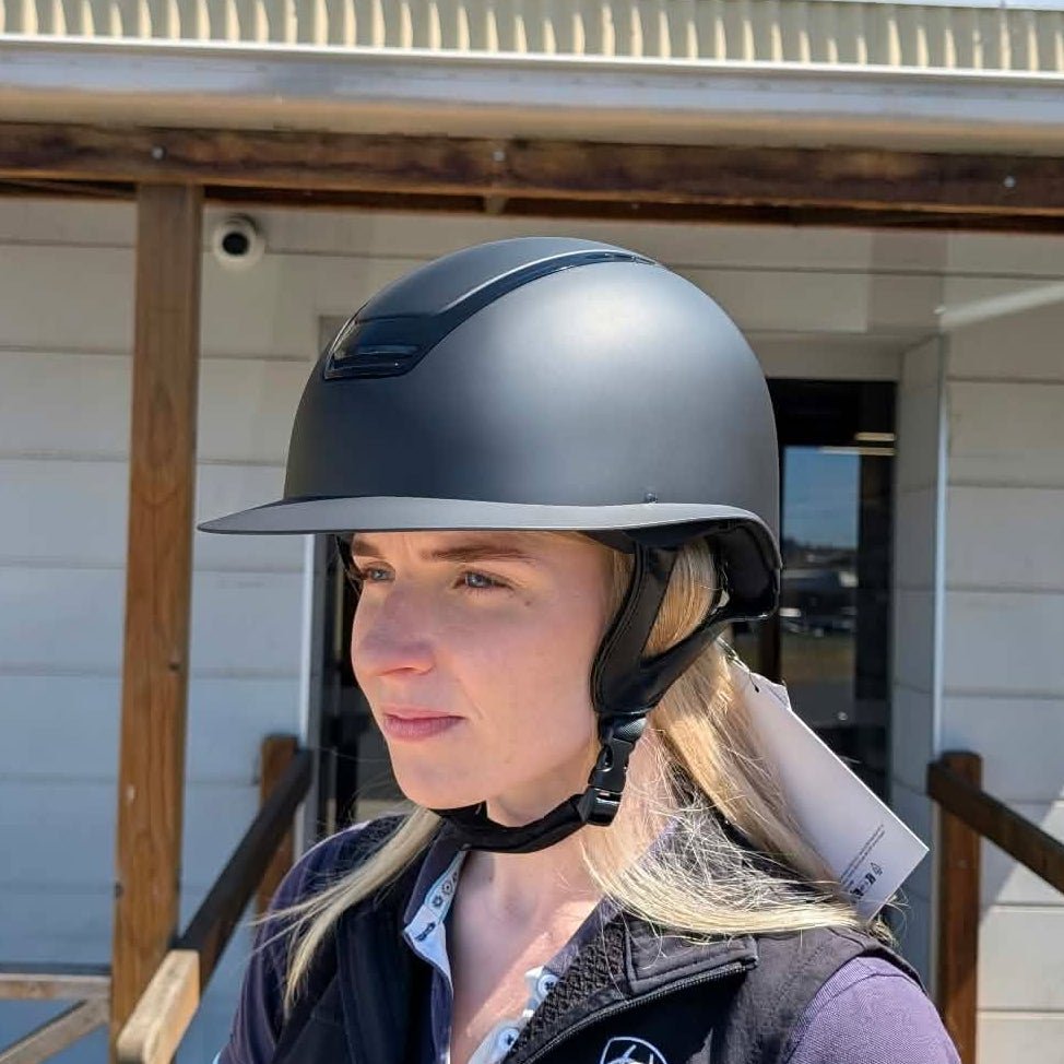 Eurohunter Cattai Helmet with Polo Peak - Saddleworld Devonport