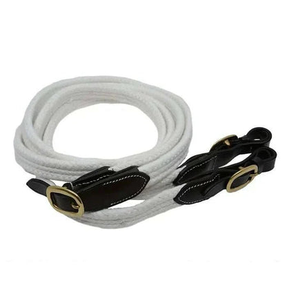 Eurohunter Cotton Stockman Reins - Saddleworld Devonport