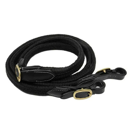 Eurohunter Cotton Stockman Reins - Saddleworld Devonport