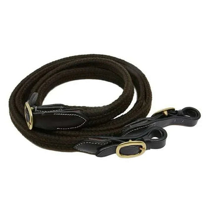 Eurohunter Cotton Stockman Reins - Saddleworld Devonport
