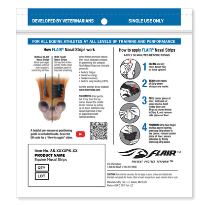 FLAIR EQUINE NASAL STRIP WH - Saddleworld Devonport
