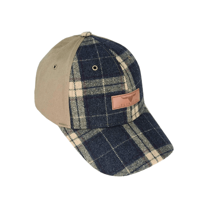 Flinders Wool Blend Check Cap - Saddleworld Devonport