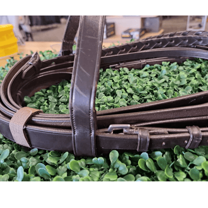 Grainge Elite Show Bridle with Bradoon Strap (Weymouth) - Saddleworld Devonport