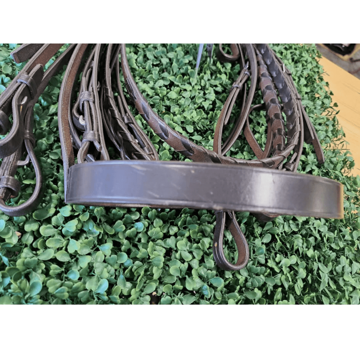 Grainge Elite Show Bridle with Bradoon Strap (Weymouth) - Saddleworld Devonport