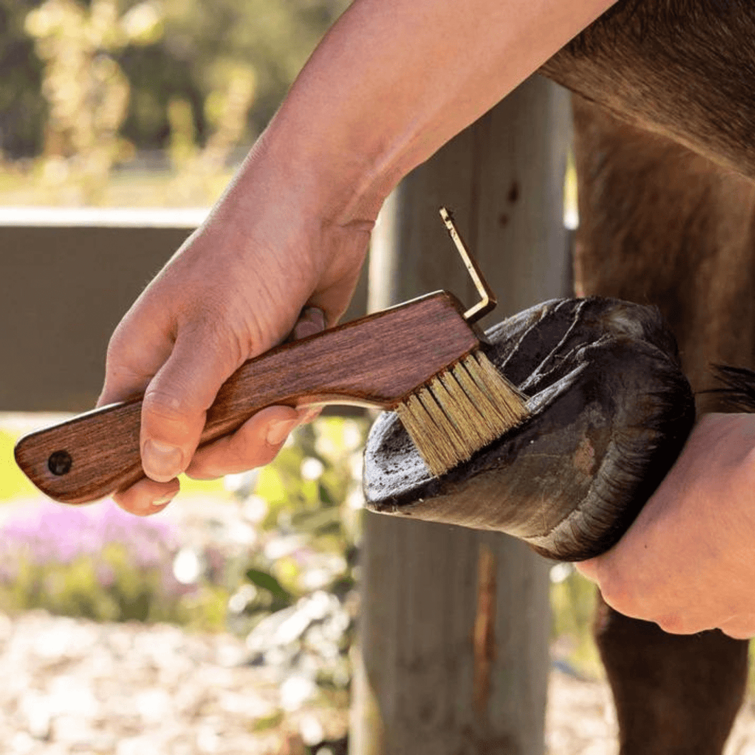Hairy Pony Copper Bristle Hoof Pick - Saddleworld Devonport