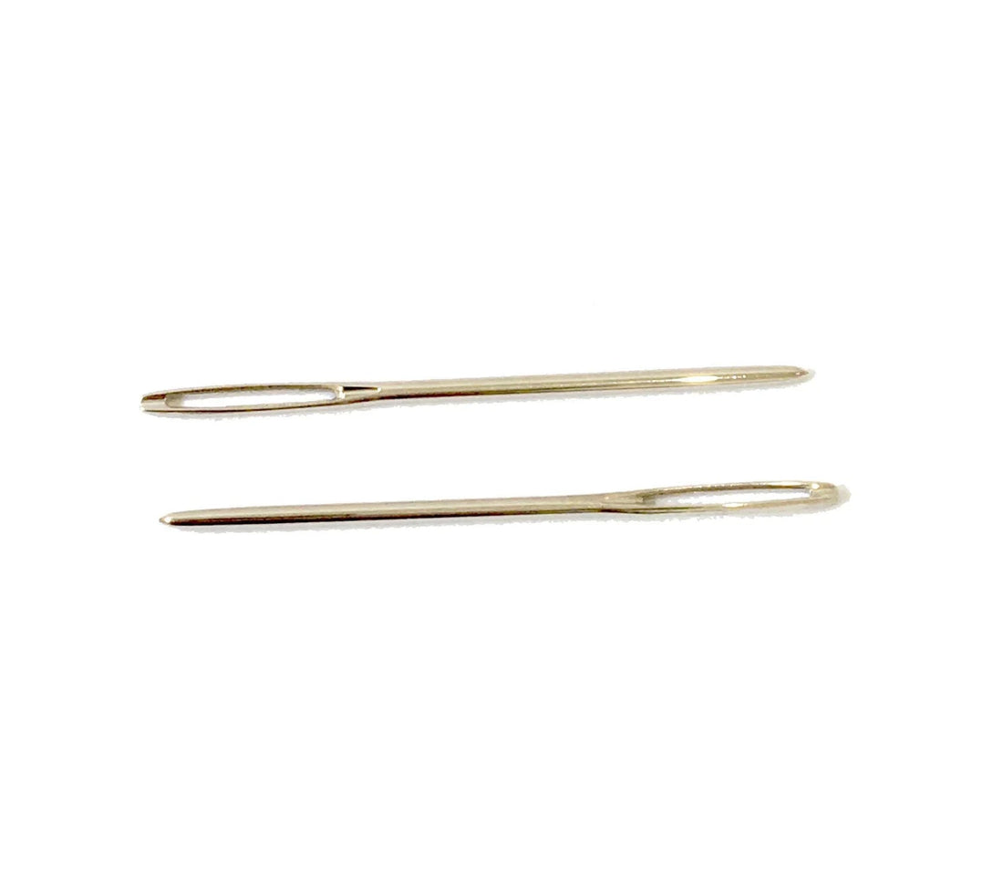 Hairy Pony Stainless Steel Plaiting Needle 2 pack - Saddleworld Devonport