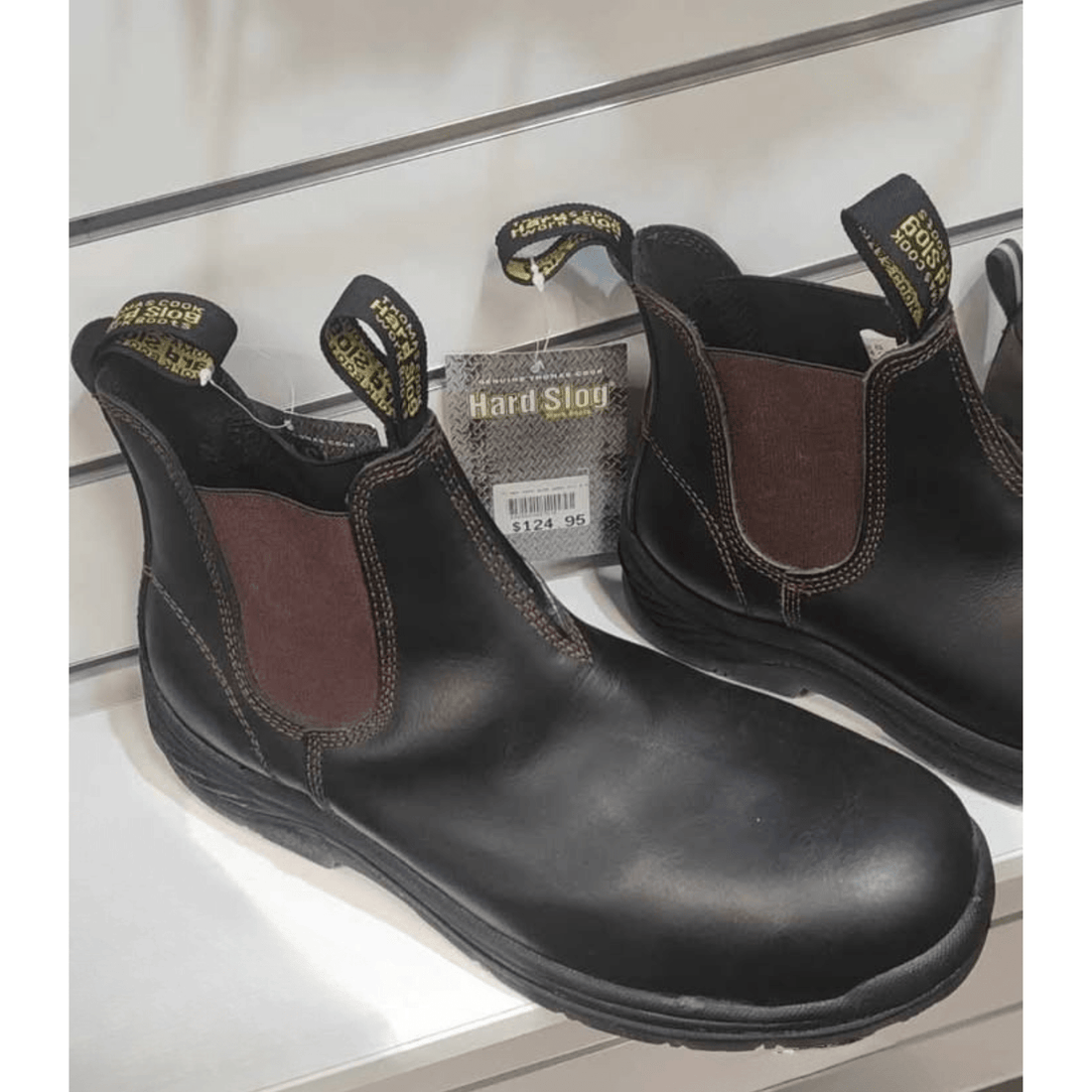 Hard Slog Steel Toe Work Boots - Saddleworld Devonport