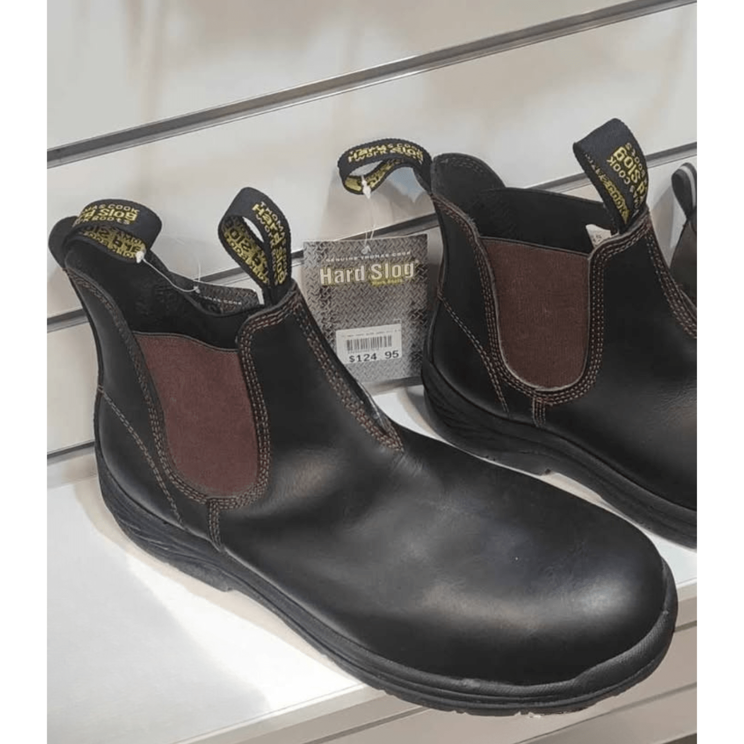 Hard Slog Steel Toe Work Boots - Saddleworld Devonport