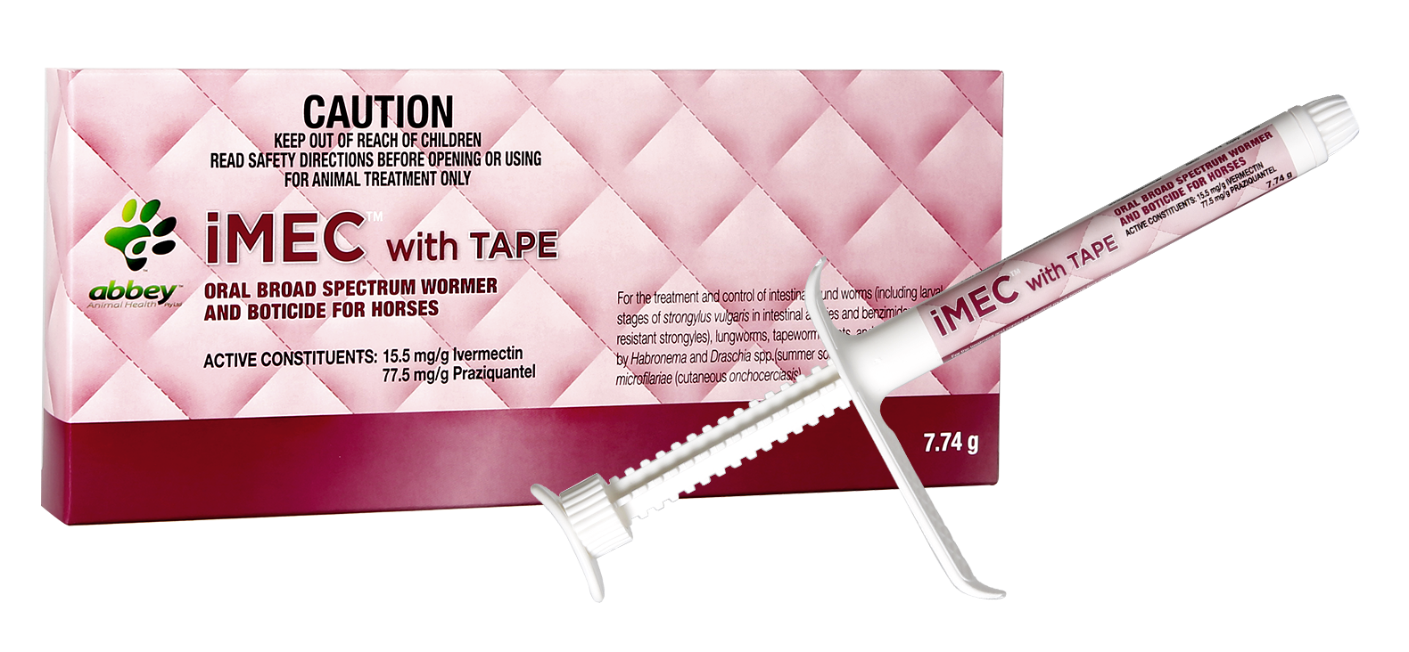 Abbey Labs iMEC™ with TAPE Oral Broad Spectrum Wormer