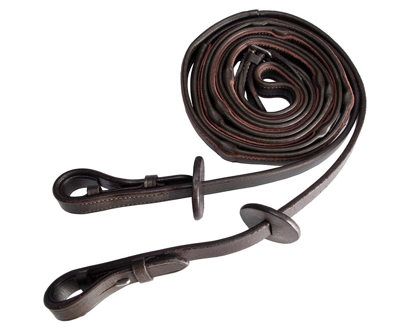 Jeremy &amp; Lord Nappa Leather Reins - Saddleworld Devonport
