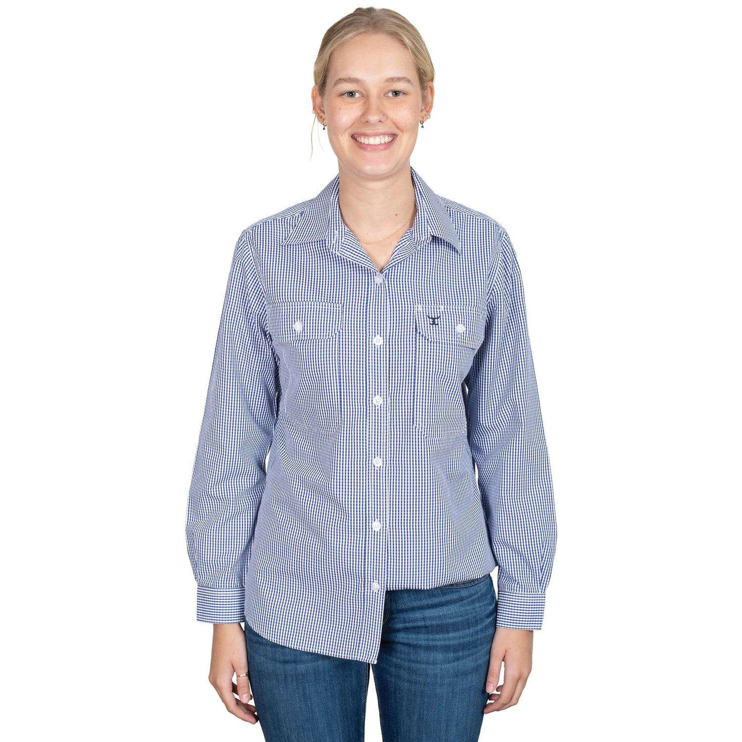 Just Country Abbey - Full Button Workshirt - Saddleworld Devonport