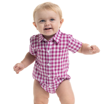 Just Country Infant Frankie Short Sleeve Full Button Print Workshirt - Saddleworld Devonport