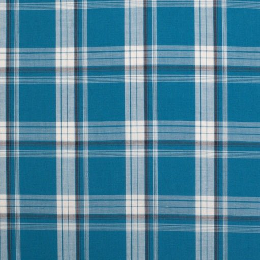 Just Country Infant Frankie Short Sleeve Jumpsuit - Petrol Plaid - Saddleworld Devonport