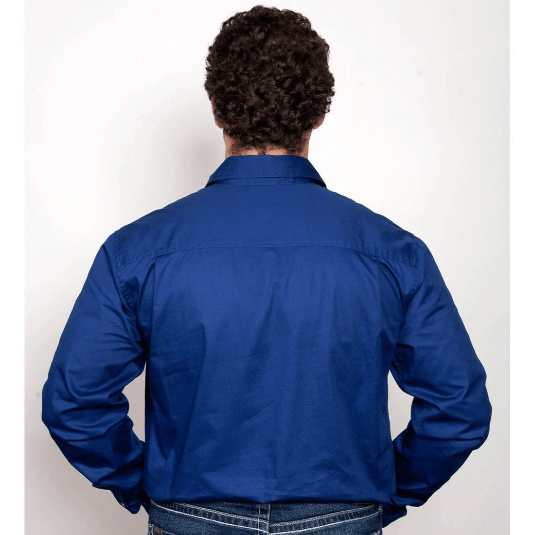 Just Country Mens Cameron 1/2 Button Workshirt - Saddleworld Devonport