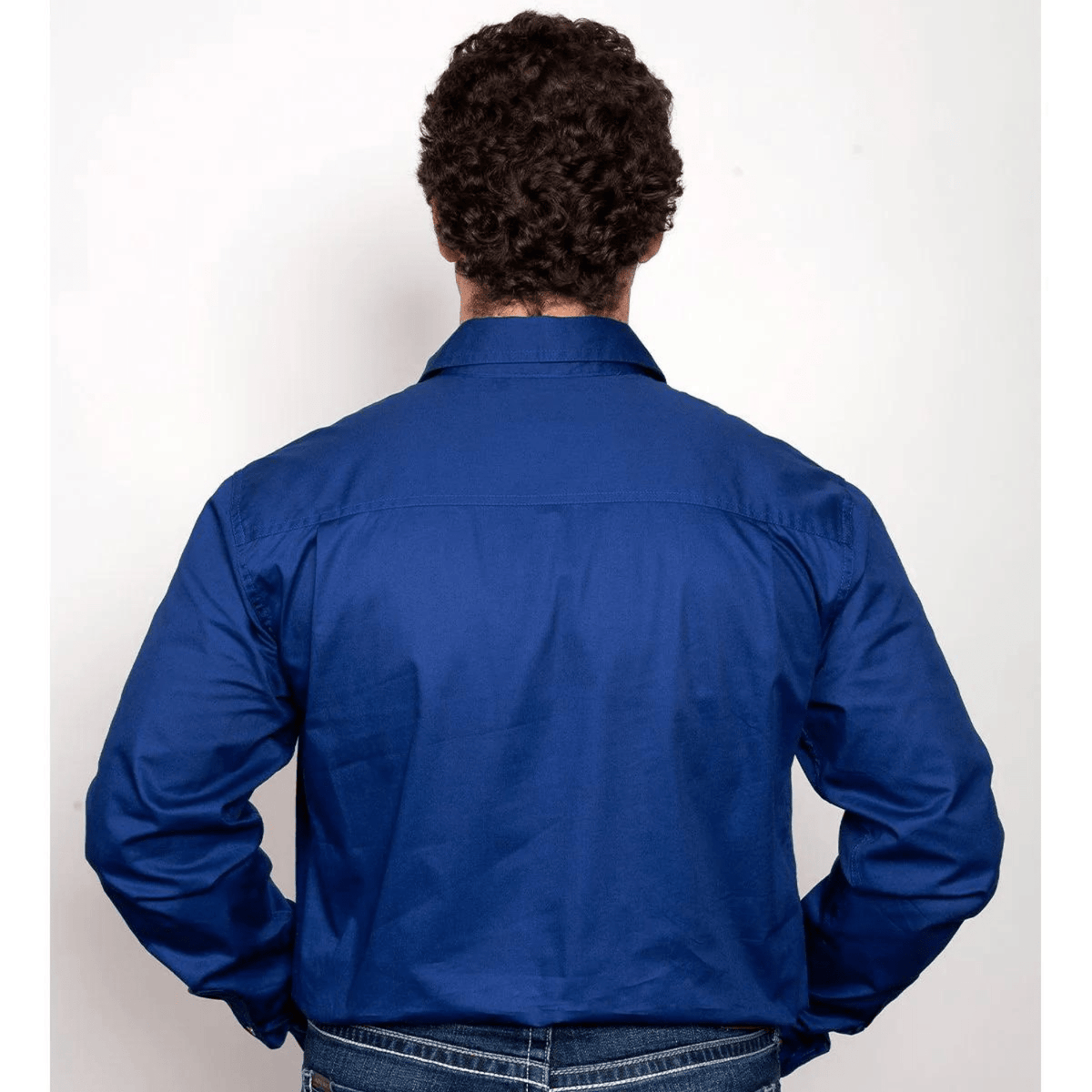Just Country Mens Cameron 1/2 Button Workshirt - Saddleworld Devonport