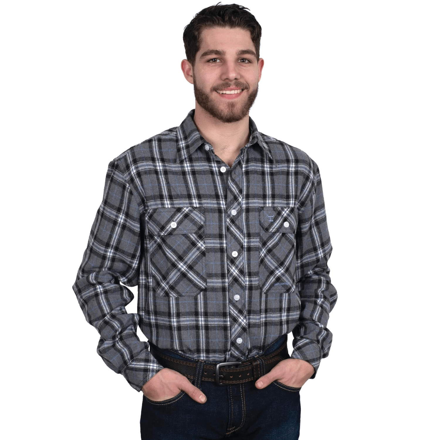 Just Country Mens Evan Flannel Shirt - Saddleworld Devonport