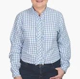 Just Country Women Abbey Frills Full Button Print Workshirt - Saddleworld Devonport