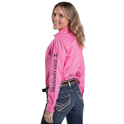 Just Country Womens Brooke Embroidered Workshirt - Saddleworld Devonport