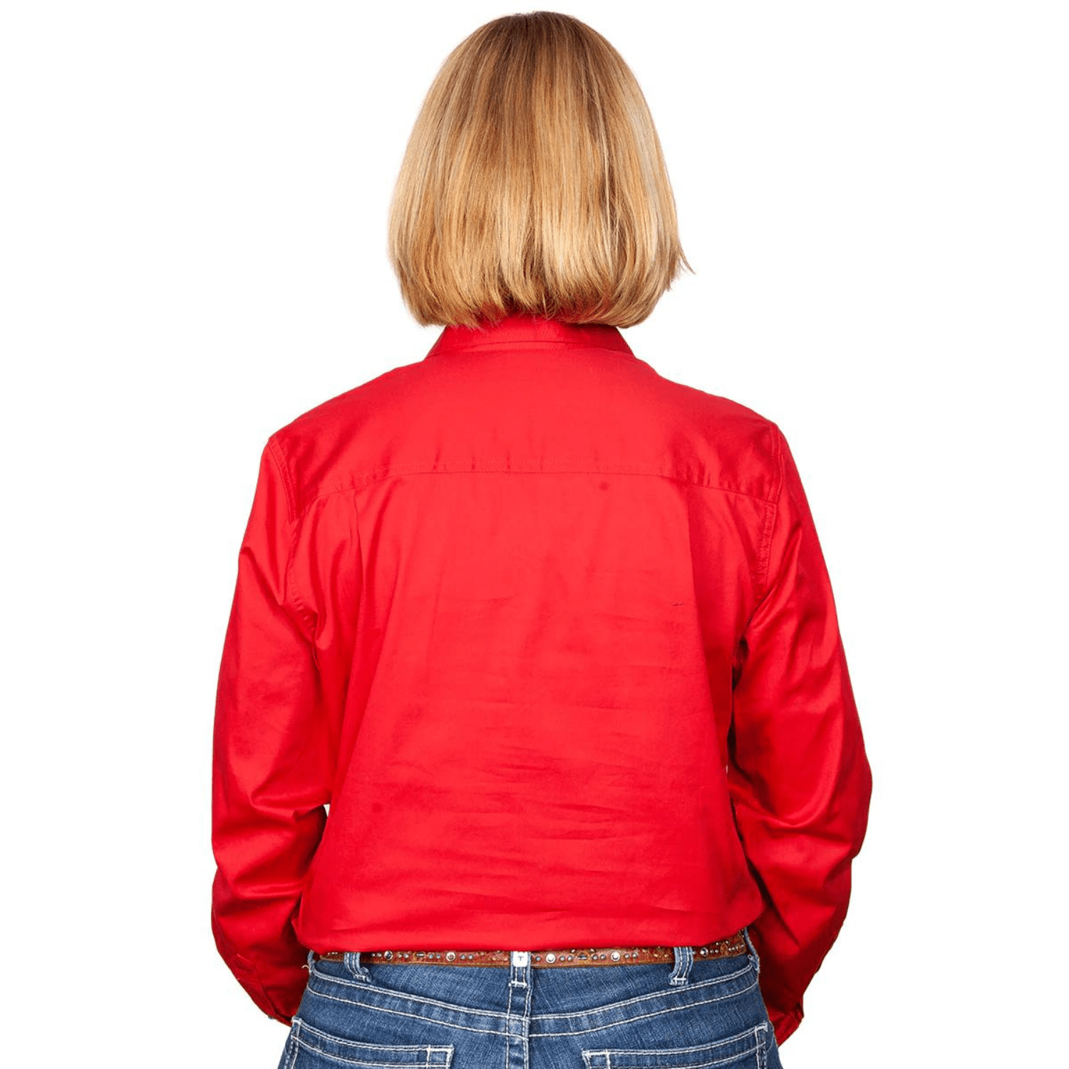 Just Country Womens Jahna Half Button Workshirt - Saddleworld Devonport