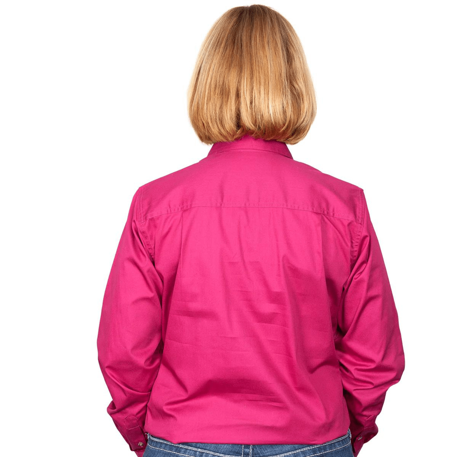 Just Country Womens Jahna Half Button Workshirt - Saddleworld Devonport