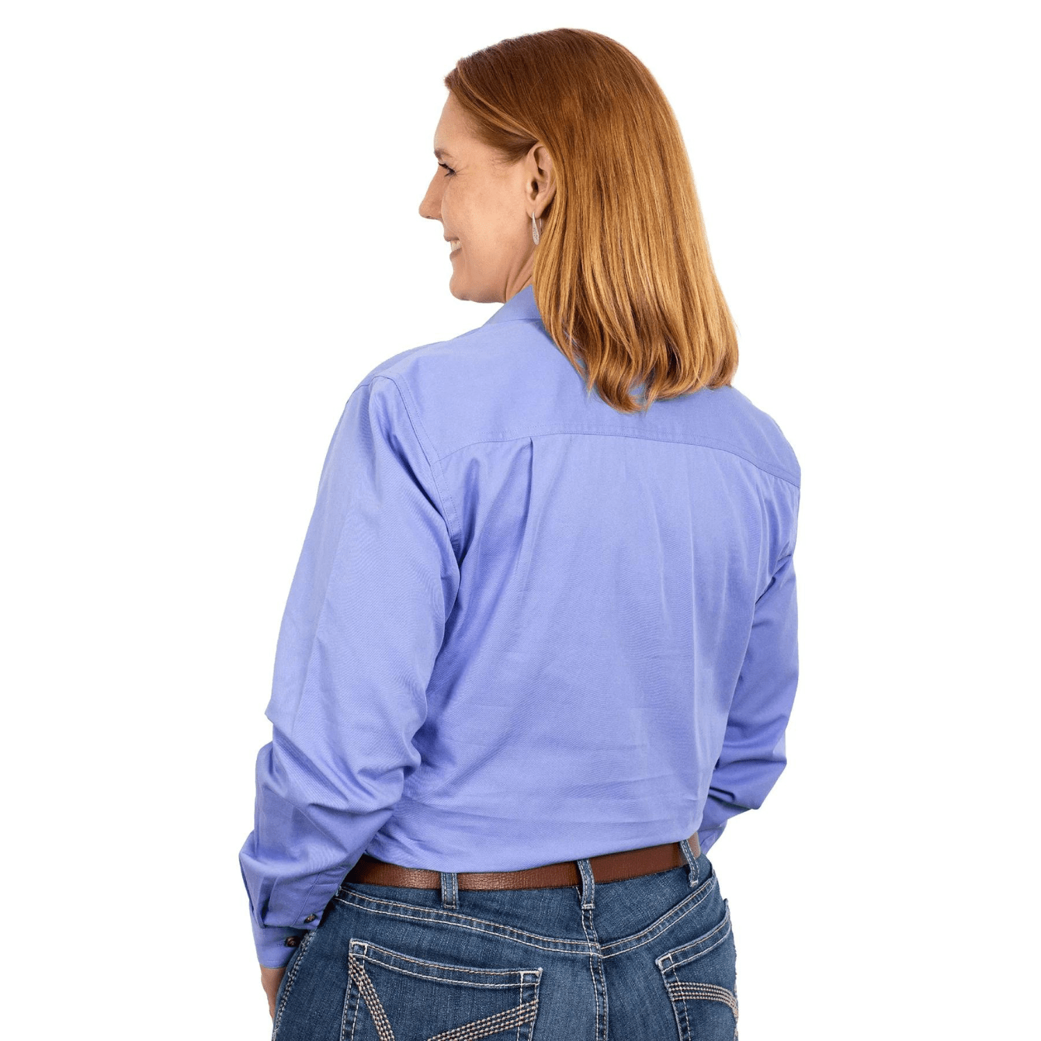 Just Country Womens Jahna Half Button Workshirt - Saddleworld Devonport