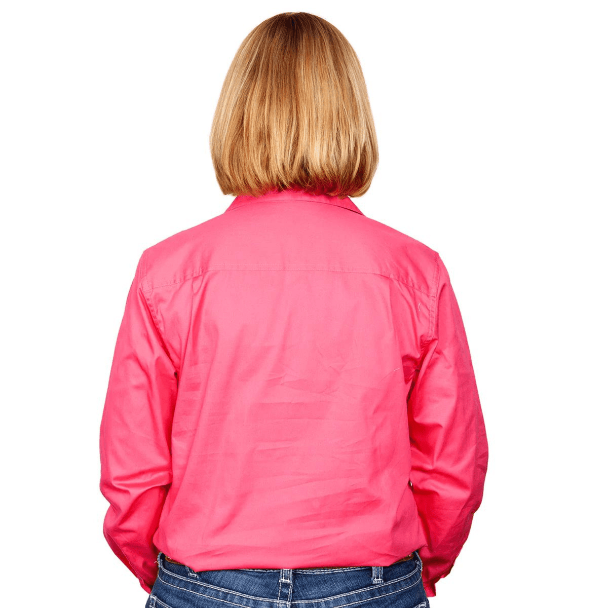 Just Country Womens Jahna Half Button Workshirt - Saddleworld Devonport