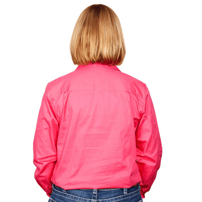 Just Country Womens Jahna Half Button Workshirt - Saddleworld Devonport