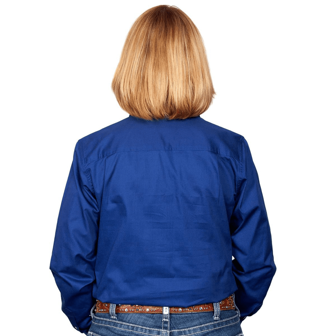 Just Country Womens Jahna Half Button Workshirt - Saddleworld Devonport