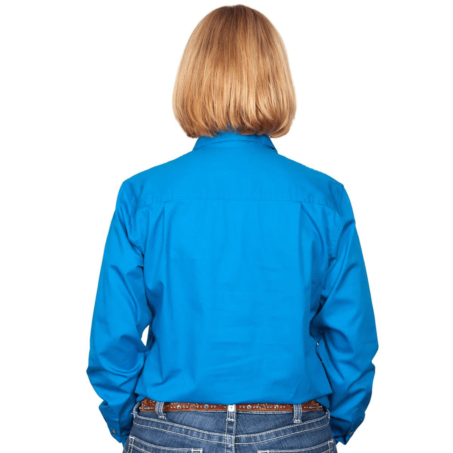 Just Country Womens Jahna Half Button Workshirt - Saddleworld Devonport